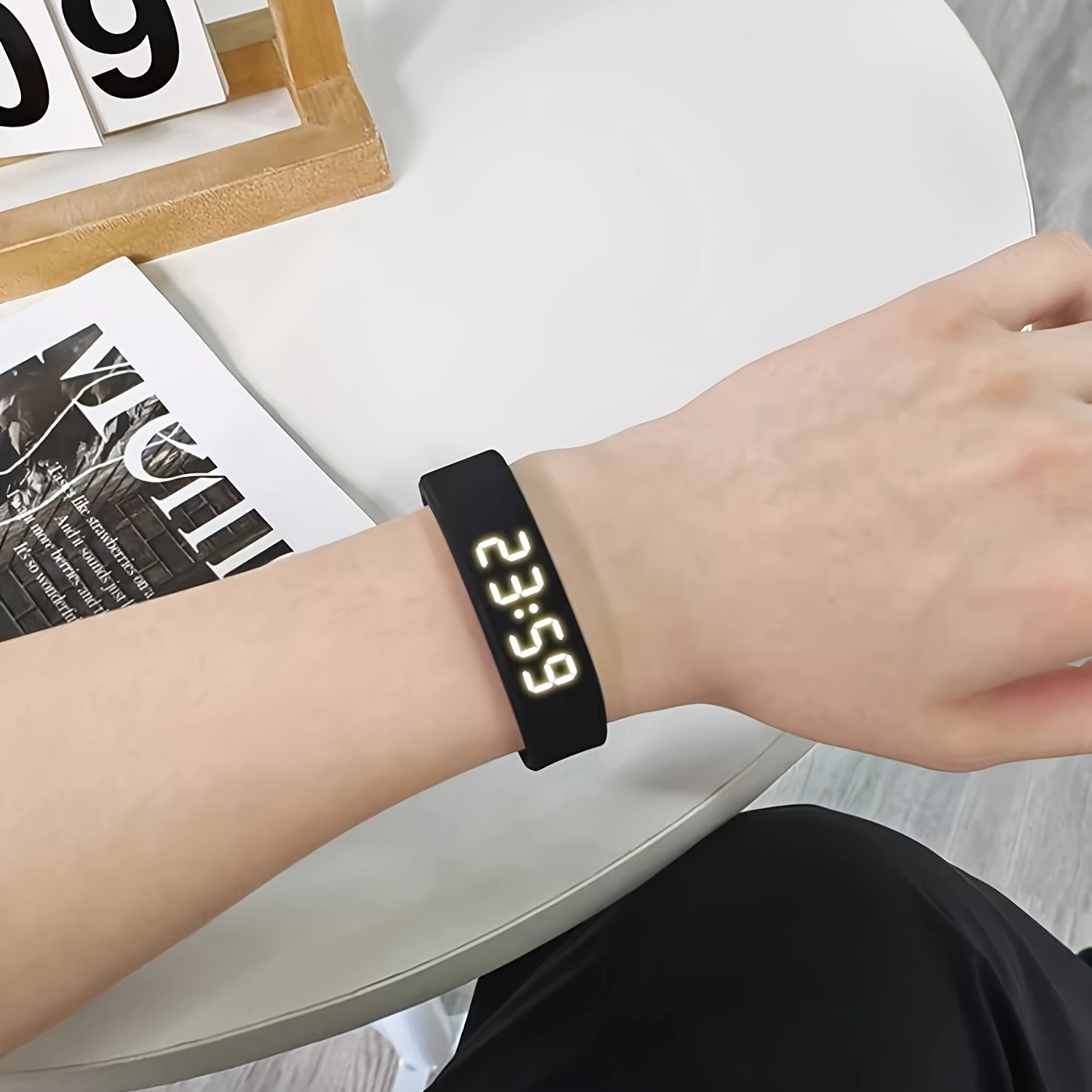 Health Wellness Bracelet - Smart Watch Männer Frauen Schrittzähler Fitness