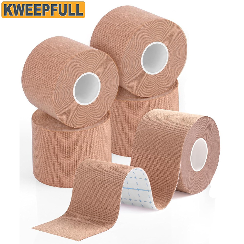 Sports Taping Precut - 5-Rollen Kinesiologie-Tape, vorgeschnitten | Wasserdichtes, elastisches