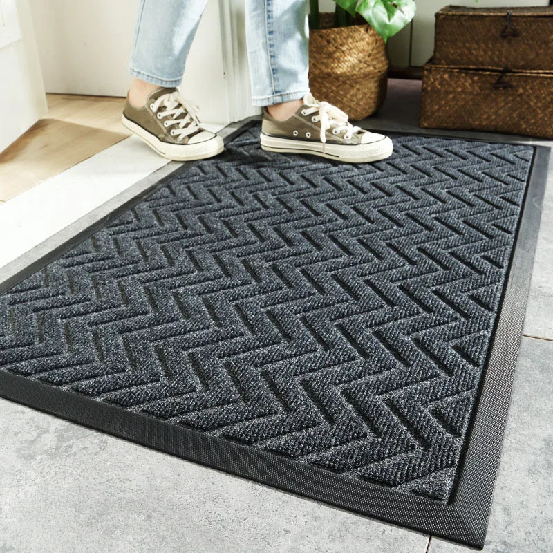 Bamboo Bath Mat - Fußmatte, rutschfest, wasserdicht, staubdicht, Badematte, Gummi,