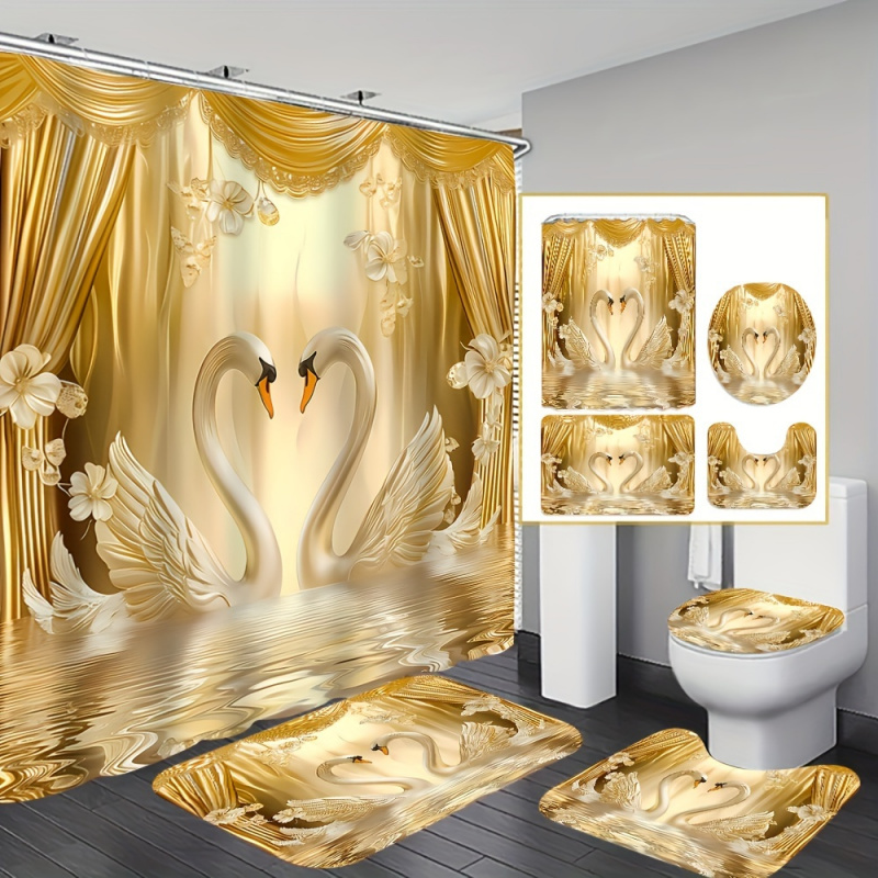 Romantisches Golden Swans Bade – Bamboo Bath Mat Bewertung und Preis