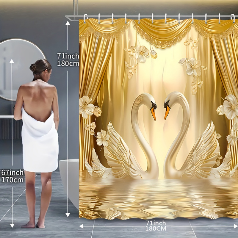 Romantisches Golden Swans Bade – Bamboo Bath Mat Bewertung und Preis