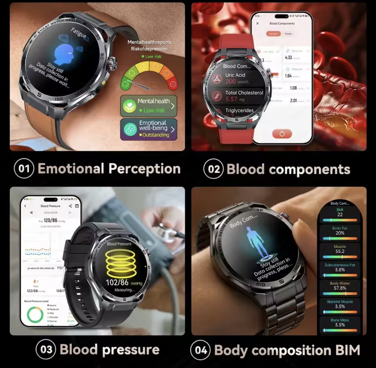 ECG High-End Gesundheits-Smart – Health Wellness Bracelet Bewertung und Preis