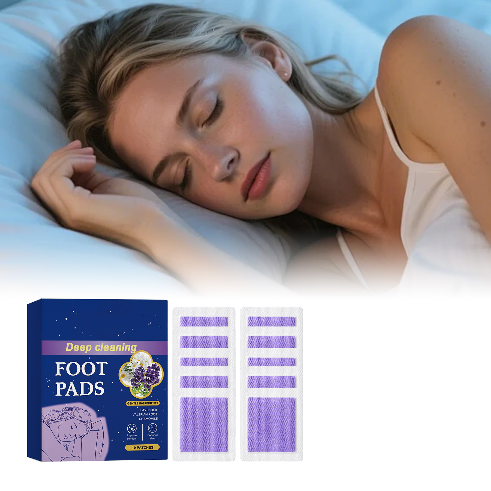 Fußpflaster für tiefen Schlaf  – Detox Foot Patch Bewertung und Preis