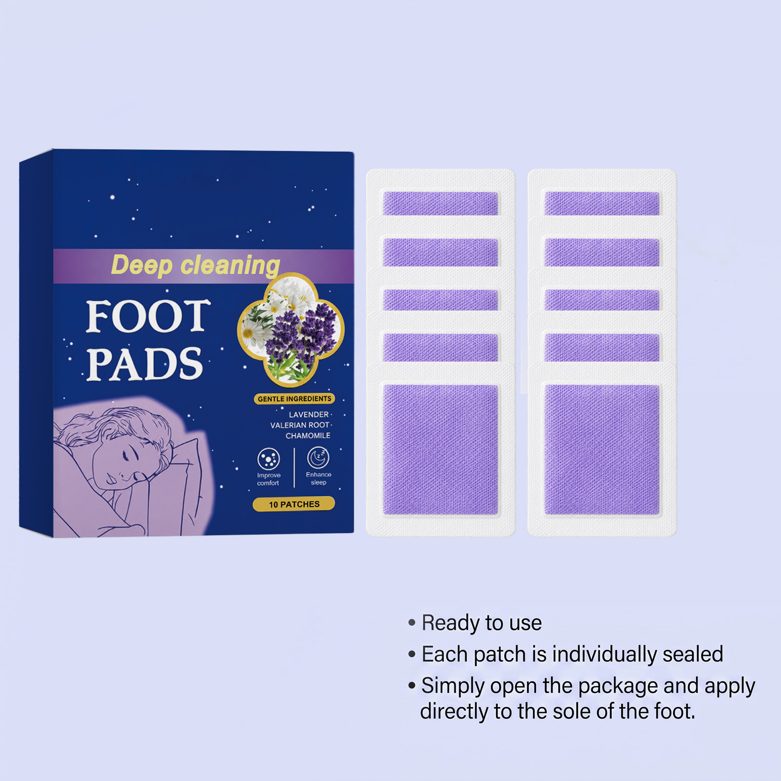 Fußpflaster für tiefen Schlaf  – Detox Foot Patch Bewertung und Preis